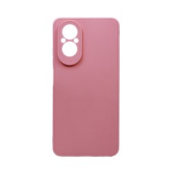 Capa de Silicone Macio com Moldura de Câmera para Realme C67 4G Rosa Capa de Silicone Macio com Moldura de Câmera para Realme C67 4G Rosa